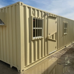 40ft Mobile Office Shipping Container with Storage (18/22) (40HCMOS1822)