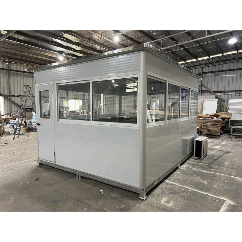 Guard Shack 10x12ft With AC and Heating Guard Booth - Guardhouse