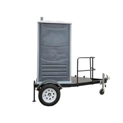 Plastic Outdoor Toilet With Trailer