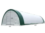 Single Truss Arch Storage Shelter W30'xL65'xH15' 11oz PE