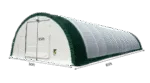 Single Truss Arch Storage Shelter W30'xL85'xH15' 11oz PE