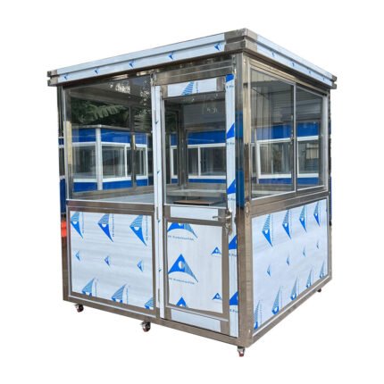 Stainless Steel Guard Booth - Guardhouse - Guard Shack 6.5x6.5ft