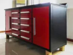 Storage Cabinets 7' Workbench 10 Drawers 2 Cabinets